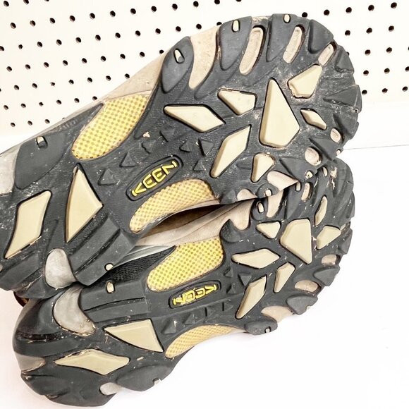 KEEN Women's Brown Tan Waterproof Hiking Outdoor Lace Up Ankle Boots - Picture 5 of 7